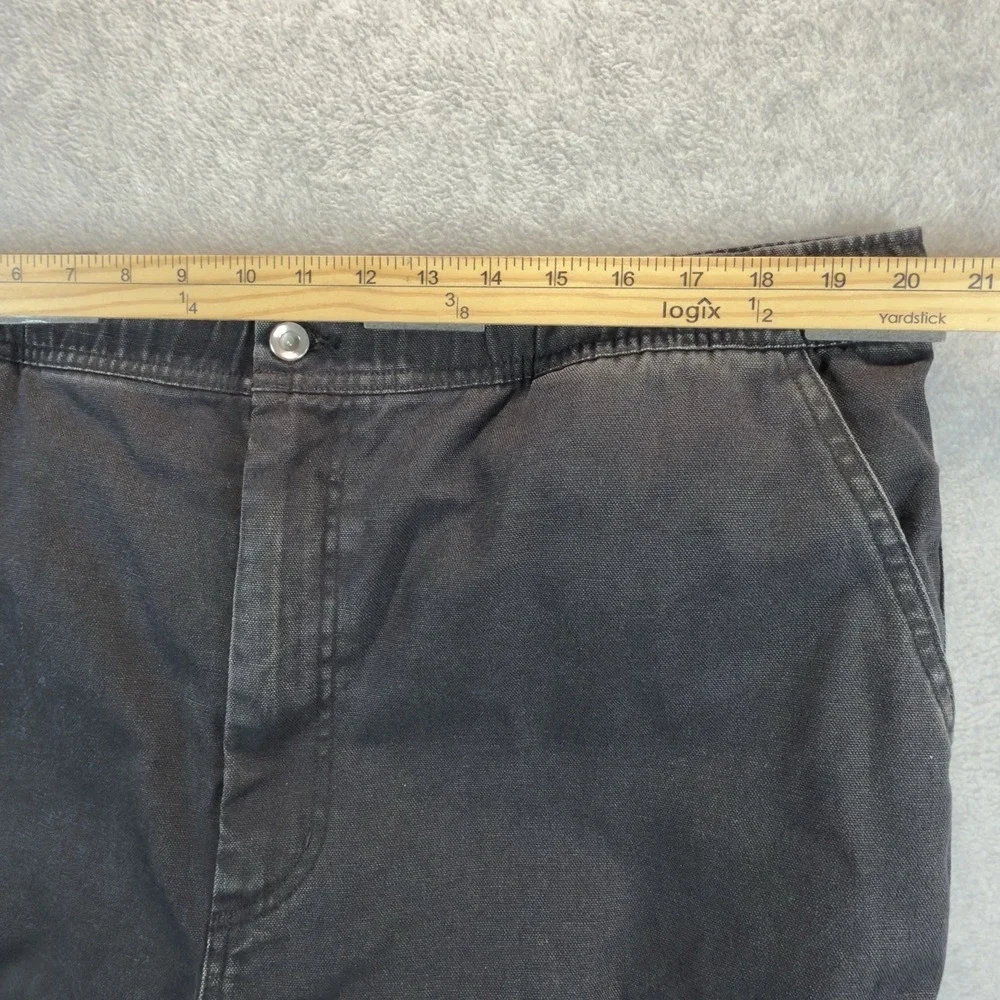 Air Jordan Essentials Chicago Cargo Pants Mens XXL 40x34 Black Washed Canvas